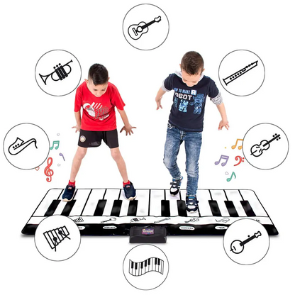 Otroški talni klavir – glasbena igralna podloga z zvoki -8 instrumentov in snemanje - Home and garden > Gift