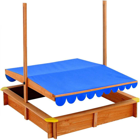 Peskovnik za otroke z nastavljivo streho – zaščita pred soncem (117 x 117 cm) - All > For Kids