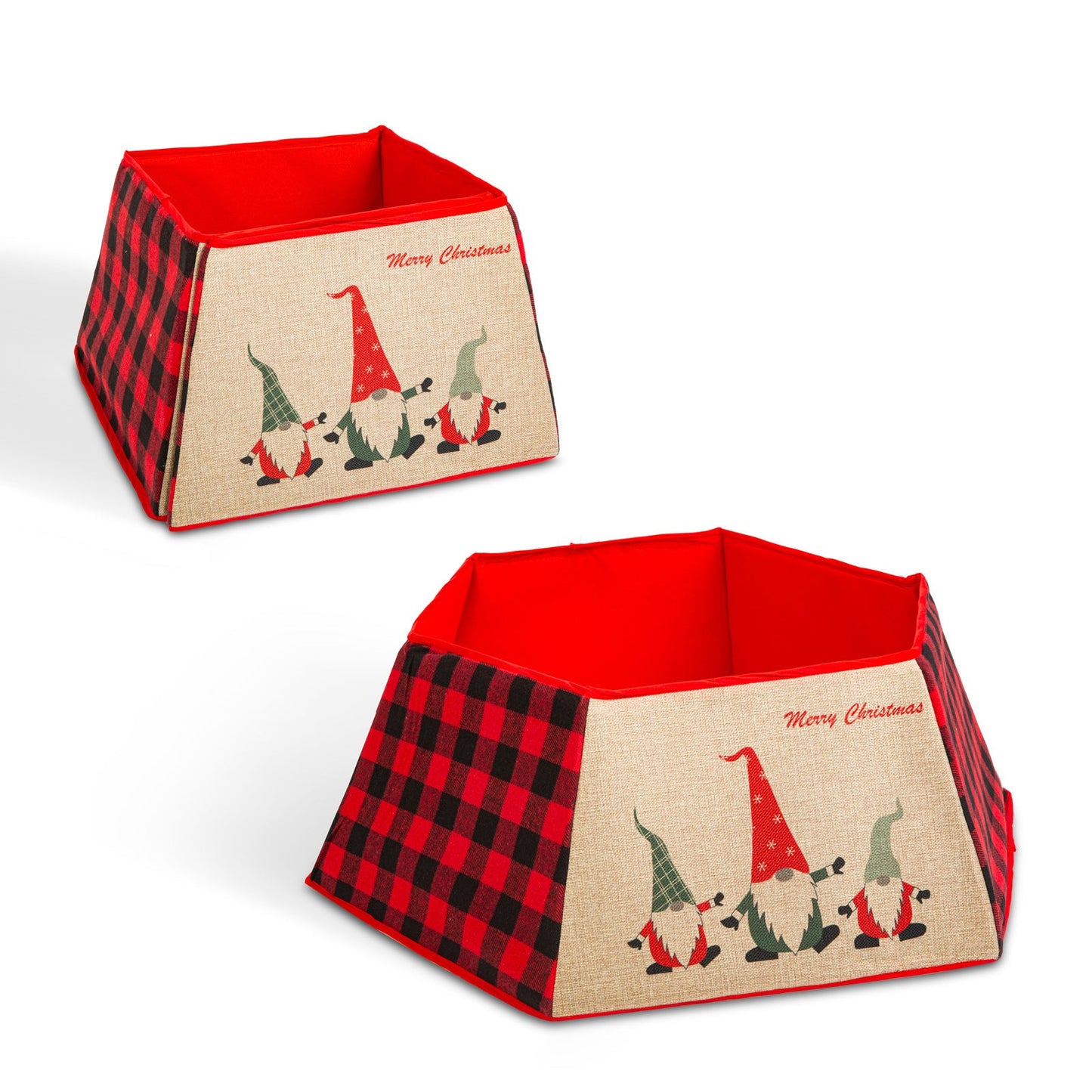 Pokrov za stojalo božičnega drevesa - škratek - 55 x 26 cm Filc - Dodatki za božično drevo