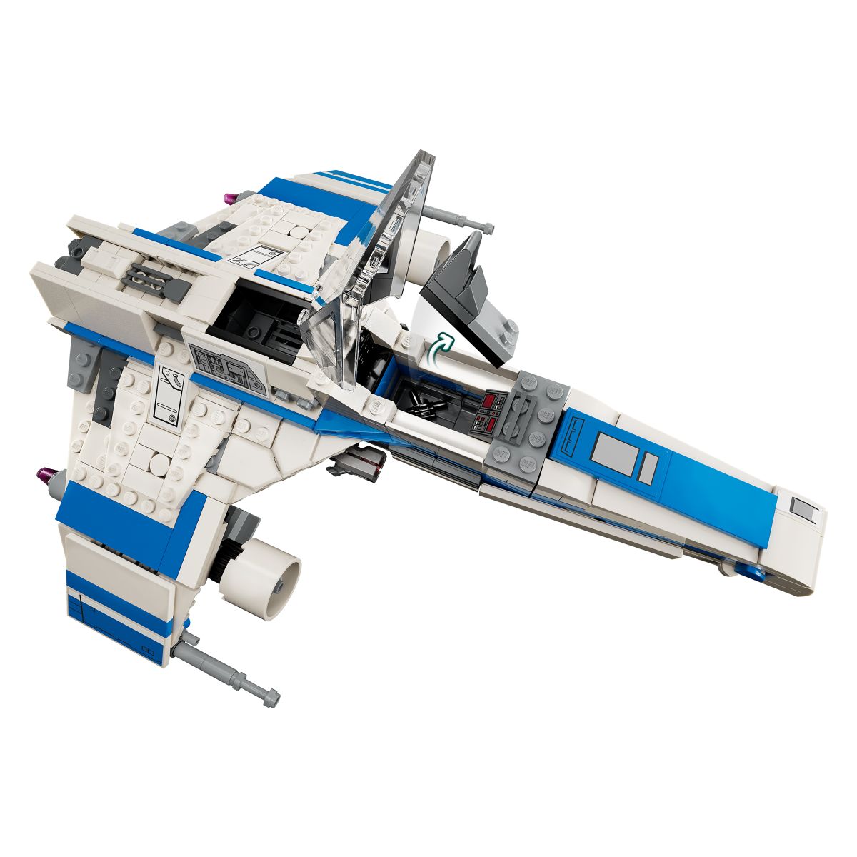 Lego Star Wars 75364 Novorepubliški E-Wing proti Shin Hatijinemu Starfighterju