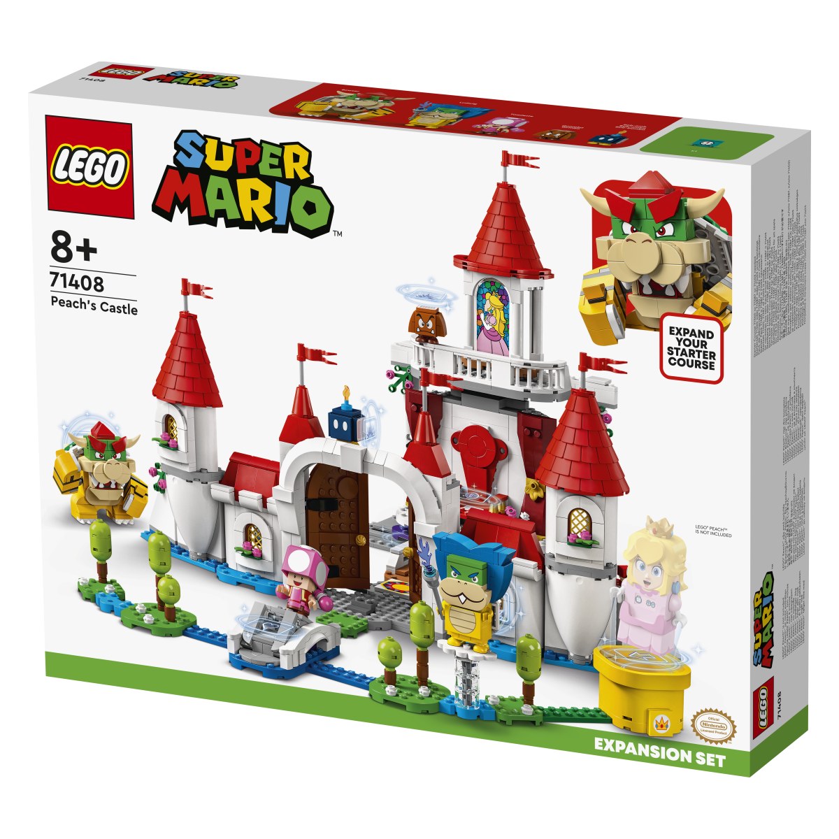 Lego Super Mario 71408 Super Mario Razširitveni komplet Grad princese Peach