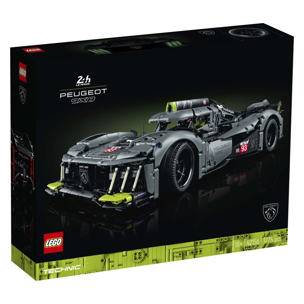 Lego Technic 42156 PEUGEOT 9X8 24H Le Mans Hybrid Hypercar