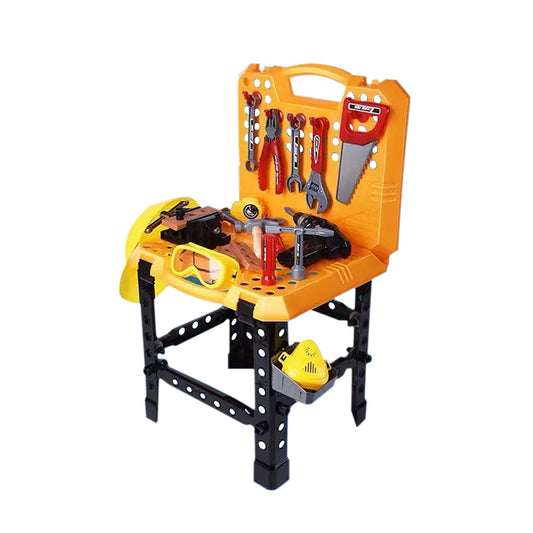 Velika igralna mizica z orodjem za otroke – 100 delov 68 x 34 x 38 cm - n/a
