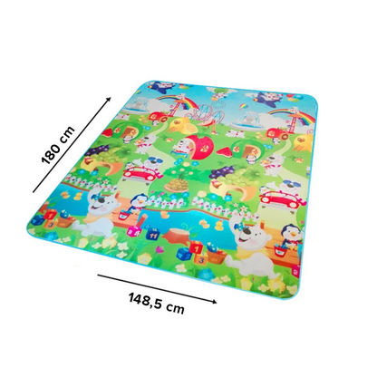 Velika otroška igralna podloga 180 × 148,5 cm – mehka in barvita - All > For Kids
