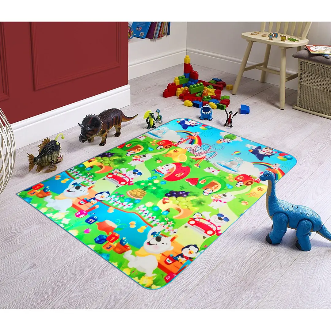 Velika otroška igralna podloga 180 × 148,5 cm – mehka in barvita - All > For Kids