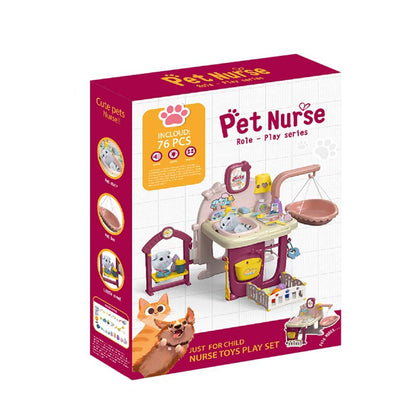 Toy animal care set, 72 parts-1