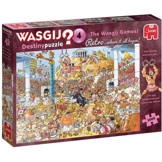 Wasgij Retro Destiny 4: Igre skozi čas sestavljanka 1000 kosov (19178) - Sestavljanke